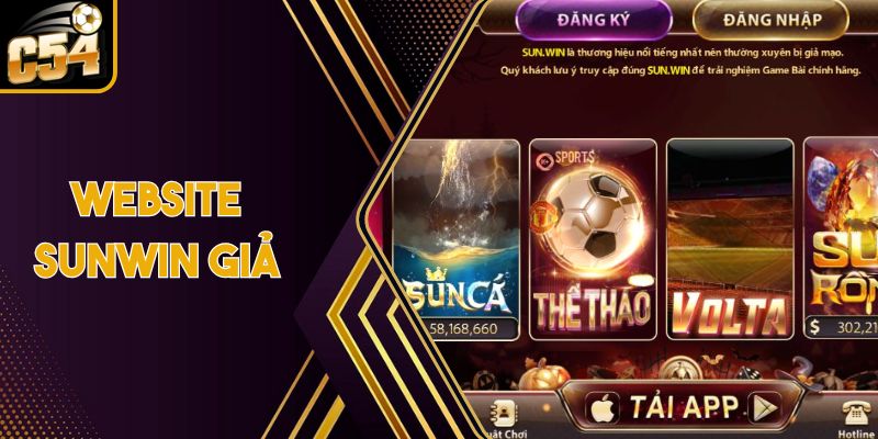 Website Sunwin Giả Đang Hoành Hành – Nhận Biết 3 Giây